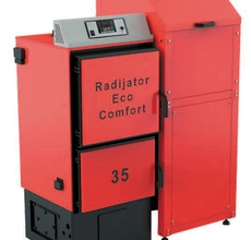 Пеллетный котел Radijator Eco Comfort 35 + Бункер 475 л